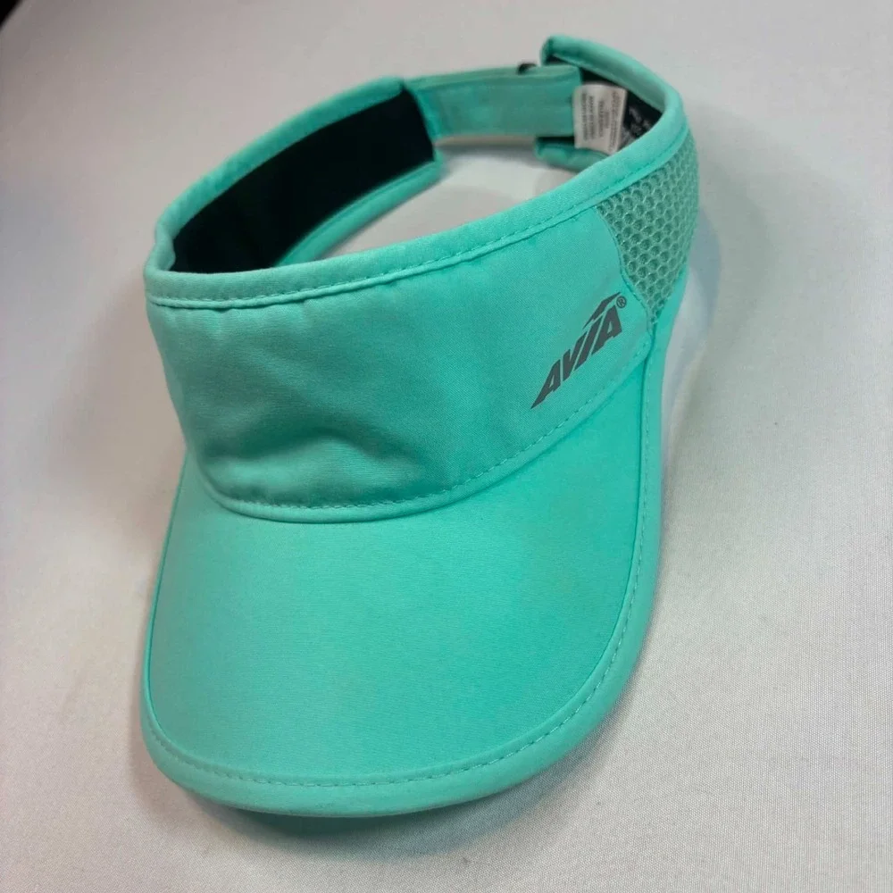 Avia Womens Spearmint Mint Green Athletic Sport Running Sun Visor OSFM Adjustabl